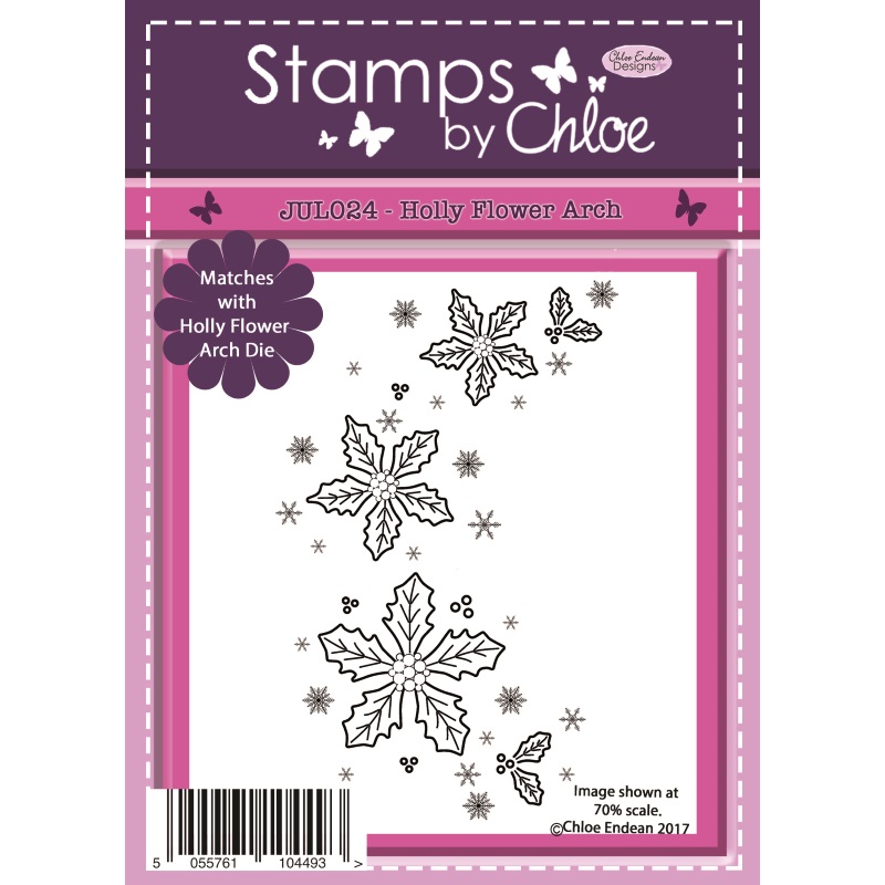 Stamps by Chloe - Holly Flower Arch