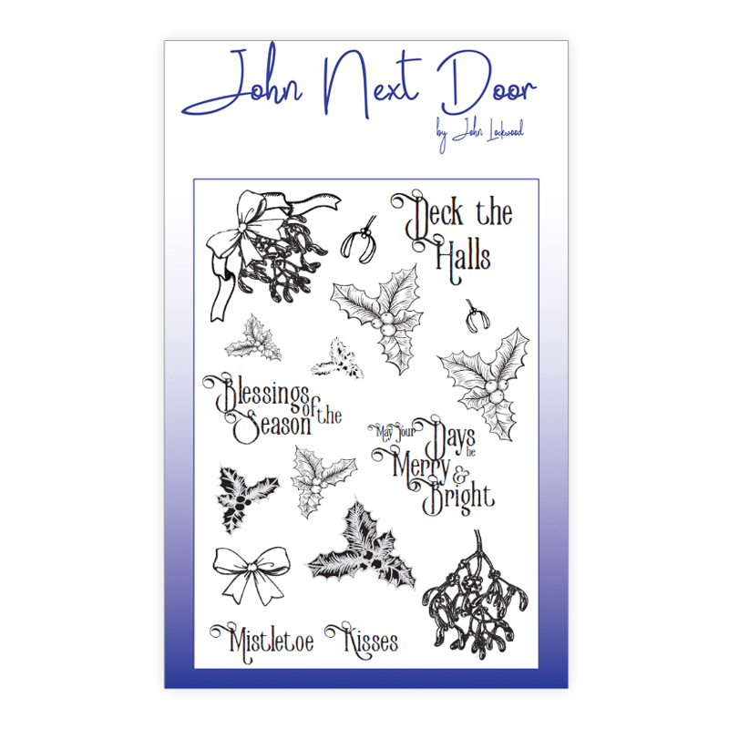 John Next Door A6 Clear Stamp - Deck the Halls