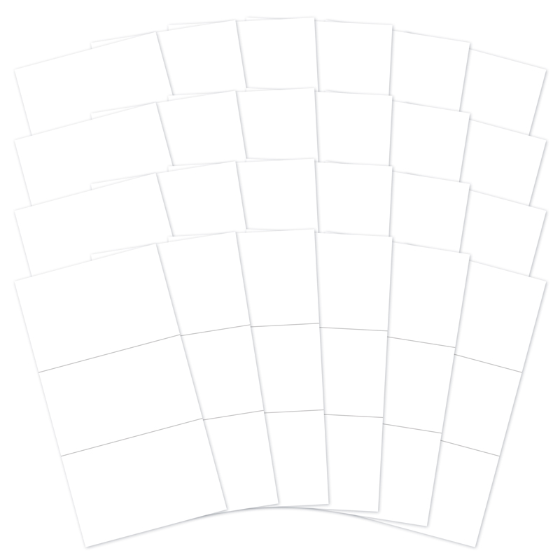 Tri-Panel Card Blanks & Envelopes