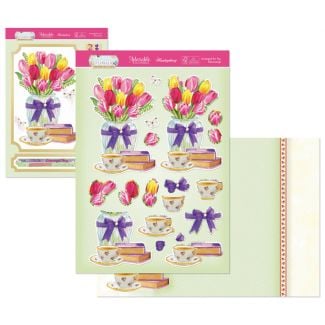 Warmest Wishes Hunkydory Crafts Flourishing Florals Deco-Large Topper Set