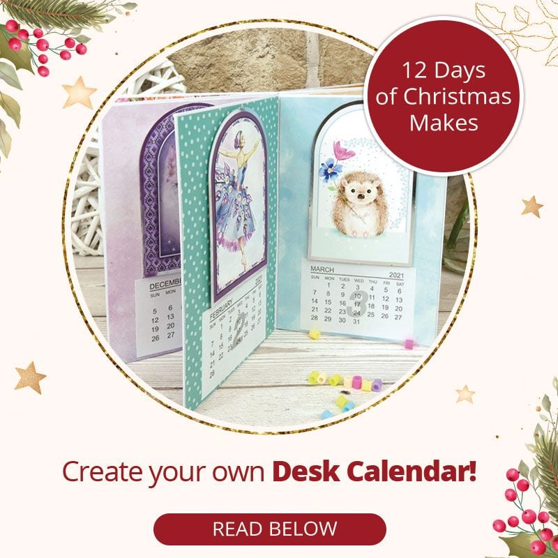 How to Make a Desk Calendar | Hunkydory Crafts