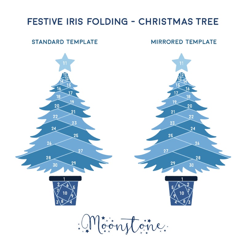 Festive Iris Folding Digital Downloads! Hunkydory Crafts